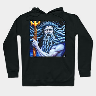 Zeus - painting of the greek ancient god Hoodie